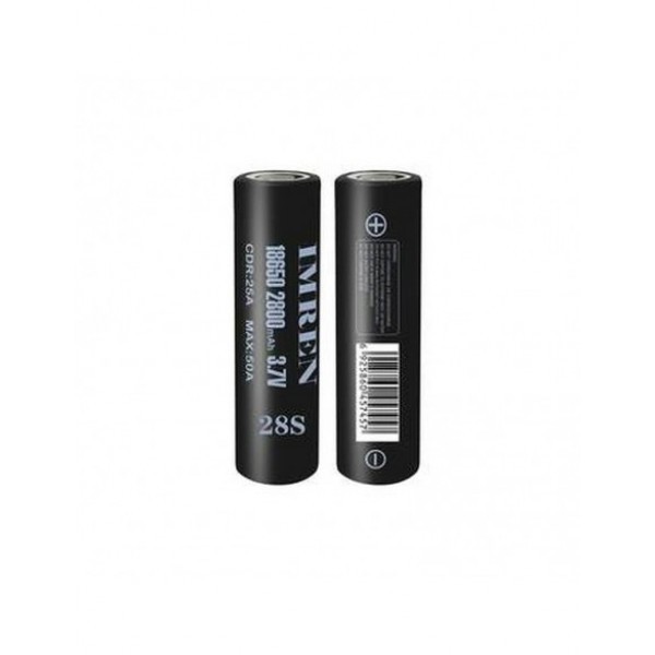 Imren 18650 Battery 2800mAh 50A 2pcs