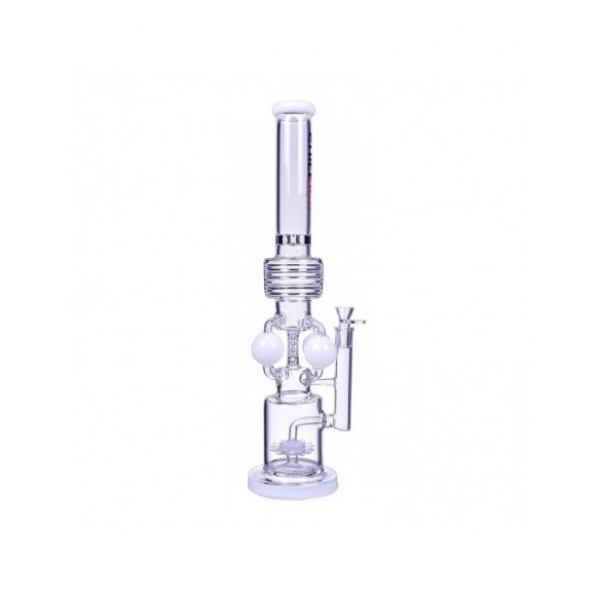 Chill Glass The Eris Quad Ball Chamber Sprinkler Perc Bong 21 Inches