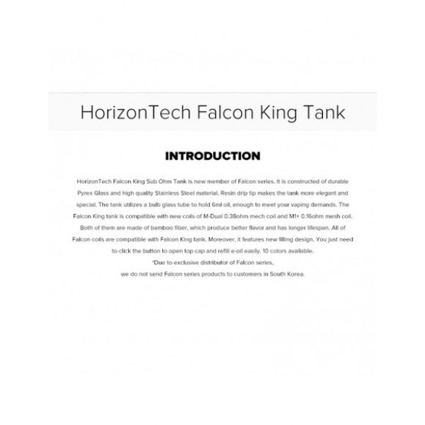 Horizon Falcon King Tank