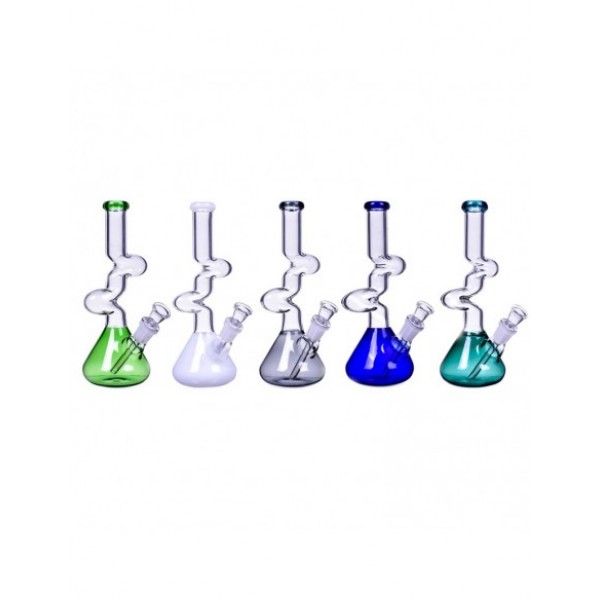 The Goliath Curved Neck Double Zong Bong 8 Inches