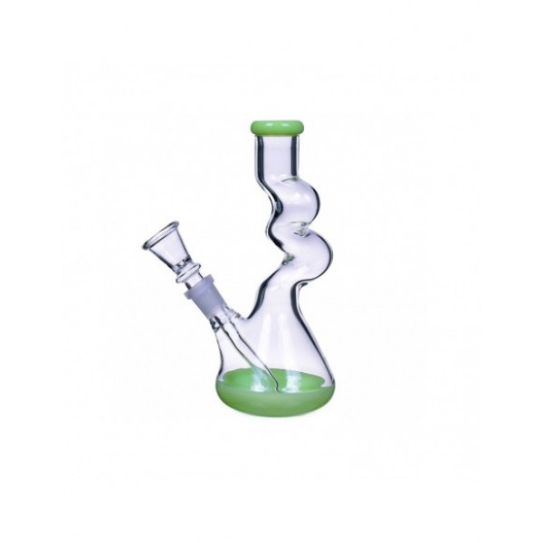 The Goliath Curved Neck Double Zong Bong 8 Inches