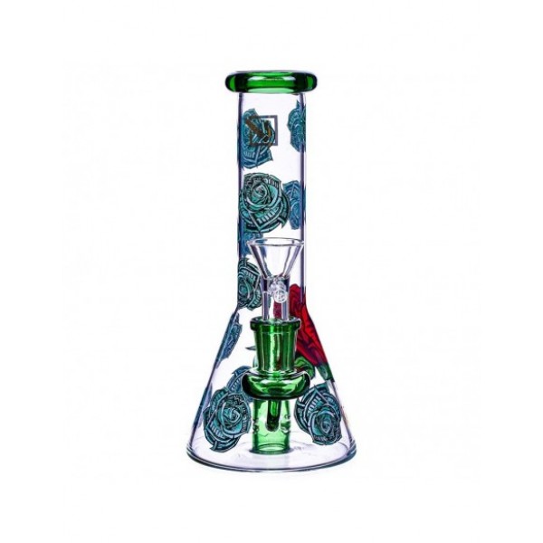 Erick Khan Rose Beaker Bong 8 Inches