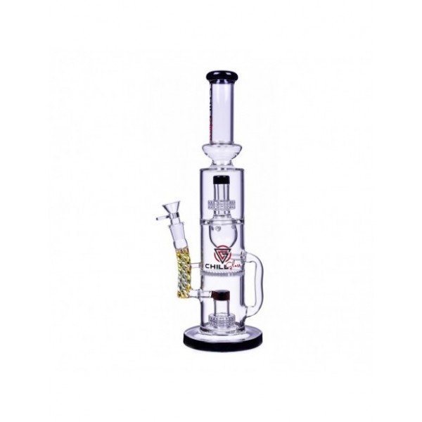 Chill Glass The Majestic Multi Perc Recycler Bong 16 Inches