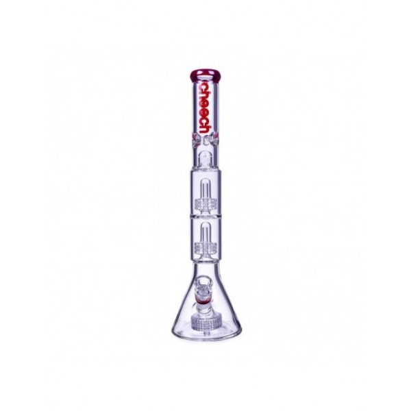 Cheech Triple Matrix Perc Beaker Bong 19 Inches