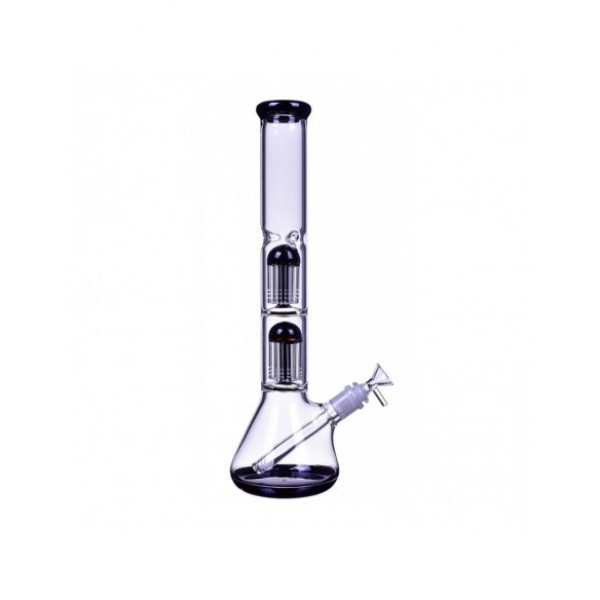 Double Tree Perc 16 Arm Bong With Down Stem And Matching Bowl 17 Inches