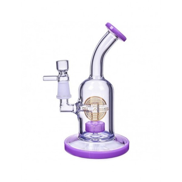 The Attraction Titled Showerhead Perc Bong & Dab Rig 7 Inches