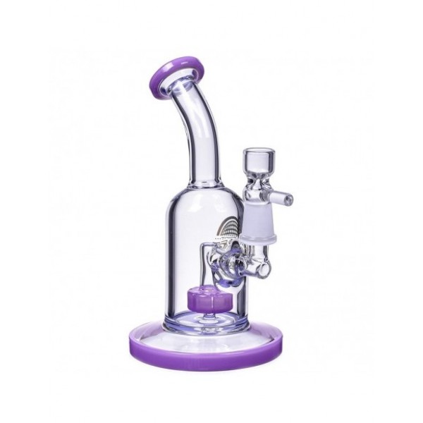 The Attraction Titled Showerhead Perc Bong & Dab Rig 7 Inches