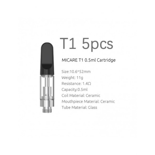 SMOK Micare T1/Q1 Ceramic Cartridge 5pcs