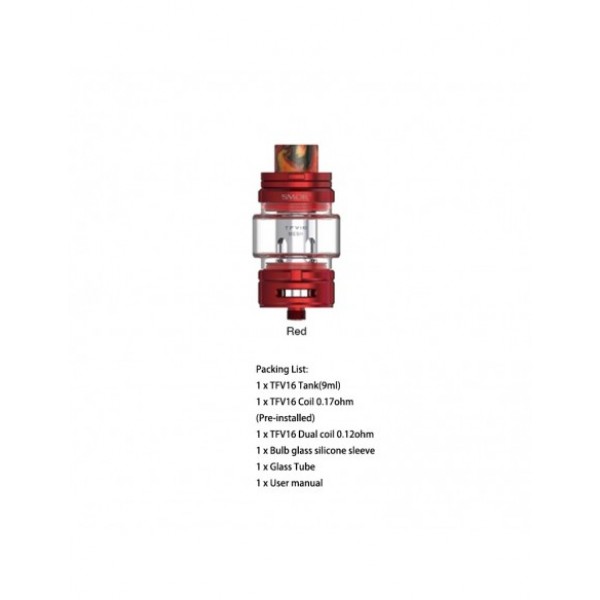 SMOK TFV16 Sub Ohm Tank 9ml With Mesh Coil